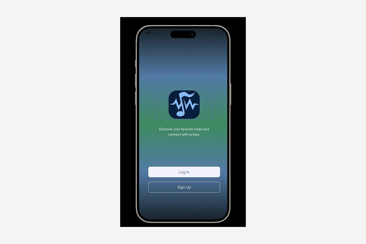 Zinger music app screens